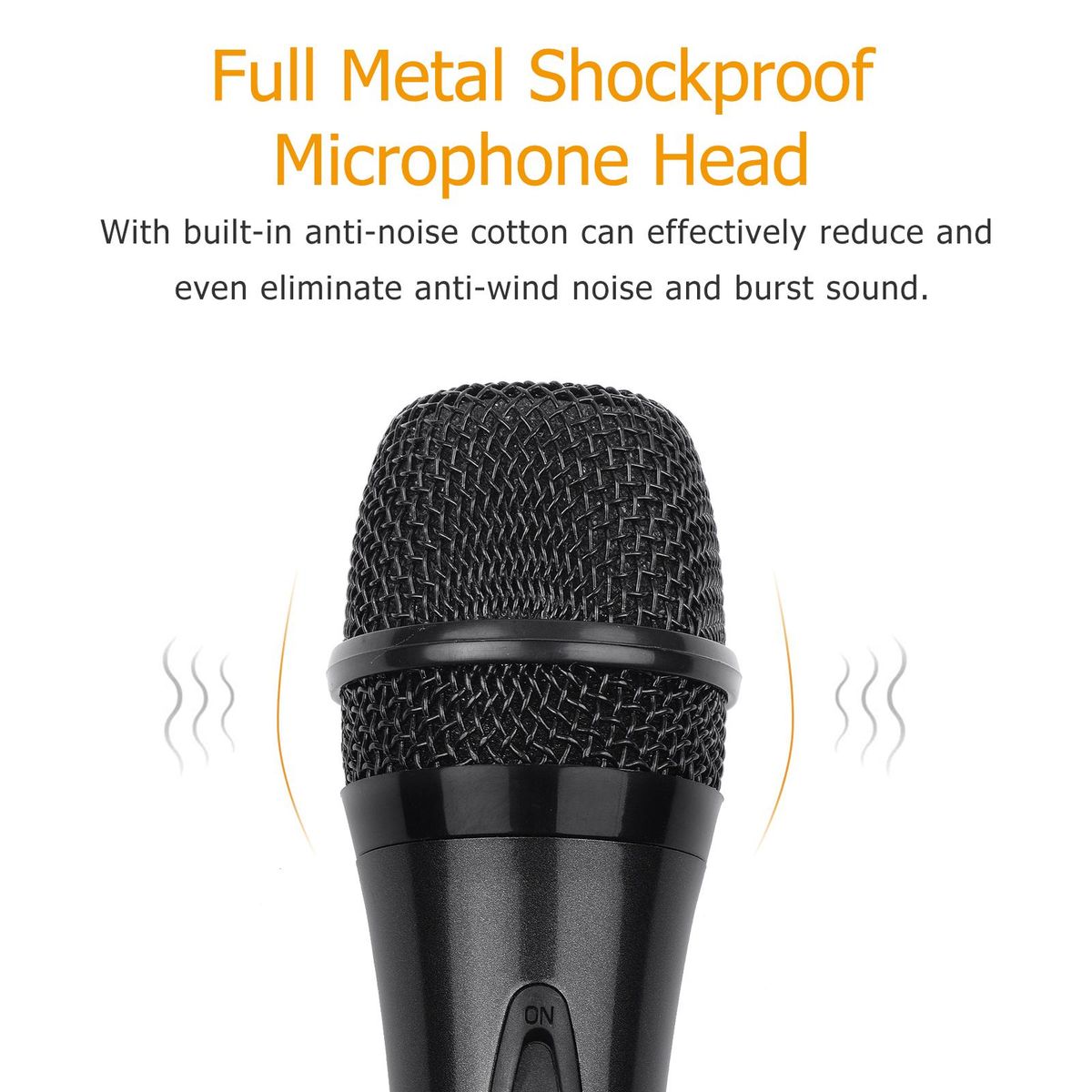 Handheld Wired Dynamic Microphone Accurate Cardioid Pickup Detachable Multifuctional for Vocal Acoustic Instruments Studio Recording Podcasting Live Streaming Hosting Speech Karaoke with 5 Meters XLR Cable Storage Case Black