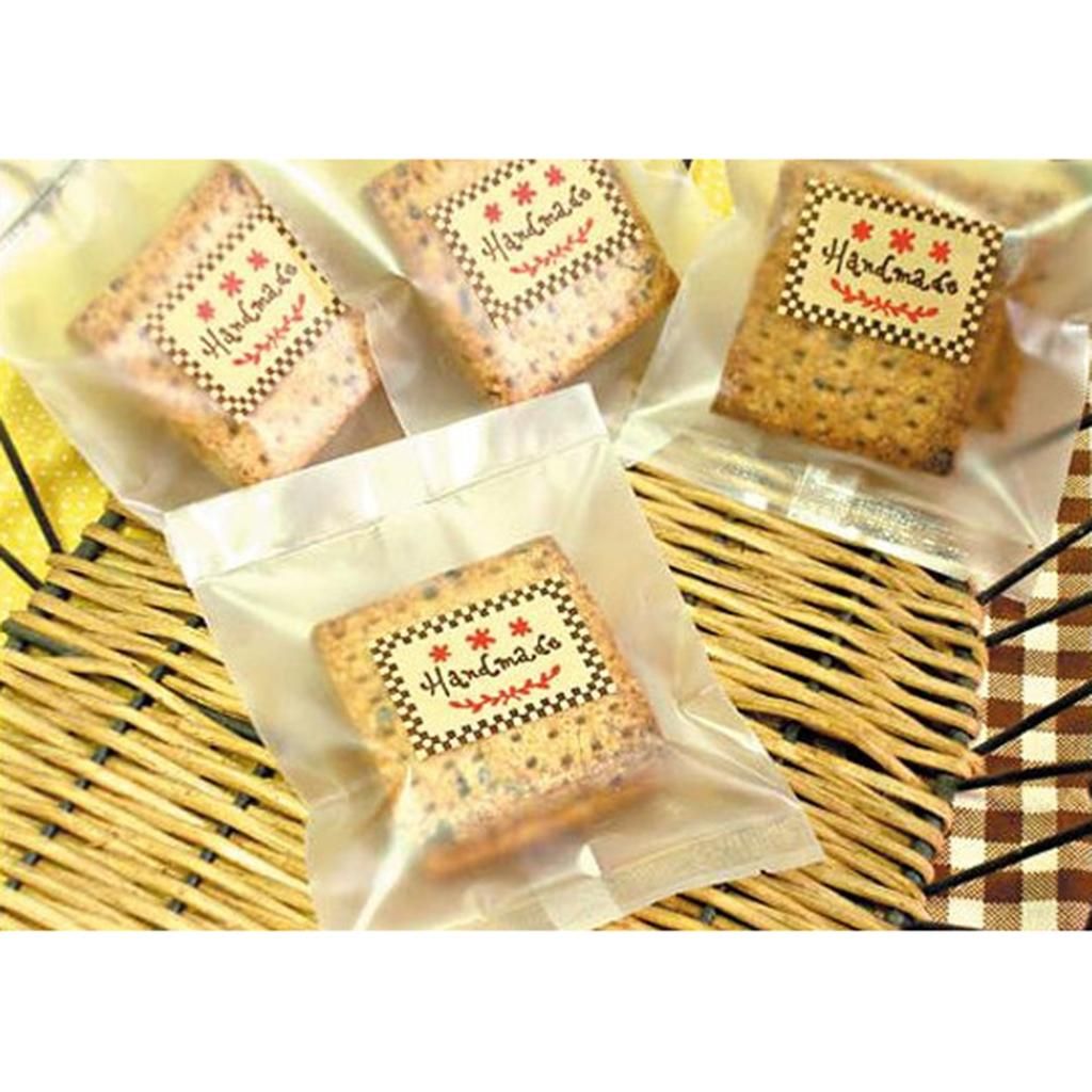 2x 100 Pieces  Biscuit Cookie Packaging Bags