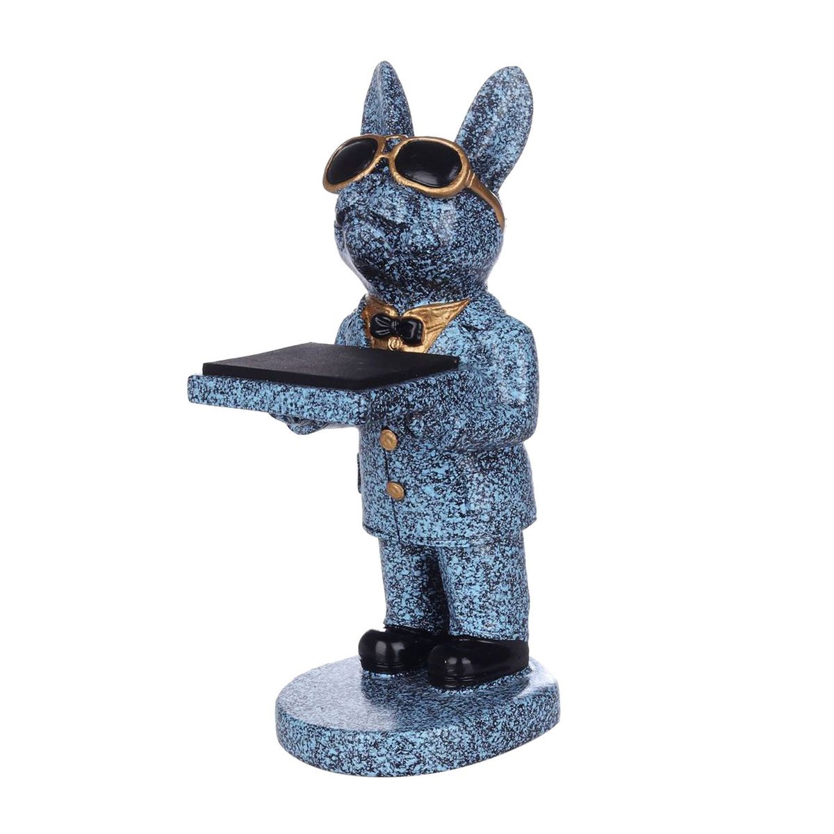 1pc Creative Bulldog Watch Stand Fashion Necklace Jewelry Gift