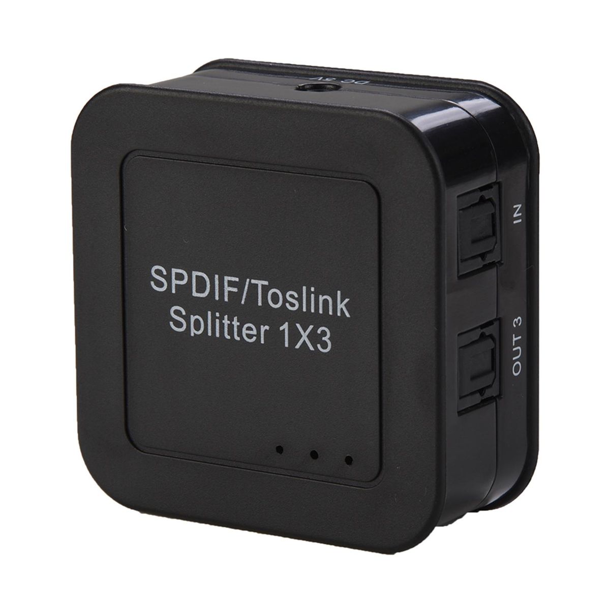 1×3 Optical Splitter Supports LPCM2.0/DTS/DOLBY-AC3 Audio Formats Output Distance up to 40m