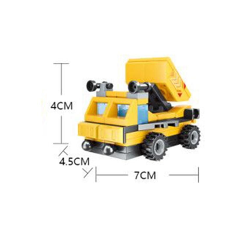 Vehicles,Transformation Engineering Building Blocks, Infrastructure, Crazy Building Blocks, Children's Puzzle, DIY Toys 802A