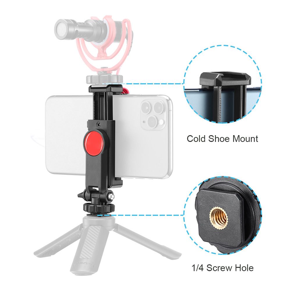 Rotatable Phone Holder Clamp Clip Mount Adapter With