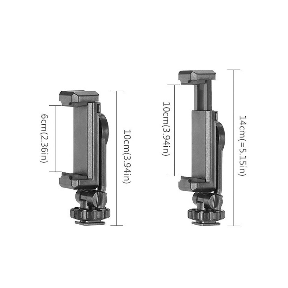 Rotatable Phone Holder Clamp Clip Mount Adapter With