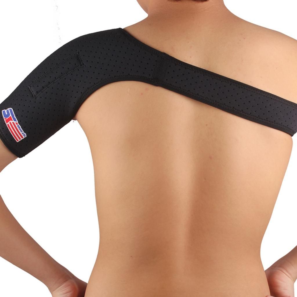 Neoprene Single Shoulder Brace Support Strap Compression Wrap Belt