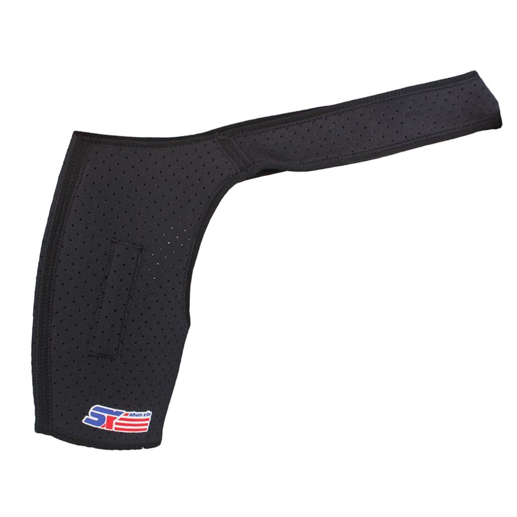 Neoprene Single Shoulder Brace Support Strap Compression Wrap Belt