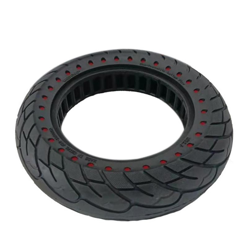 Scooter Tires Rubber Shock Absorber Non-Pneumatic Tyres for 10Inch Scooter Skateboard Tyre Solid Hole Tires