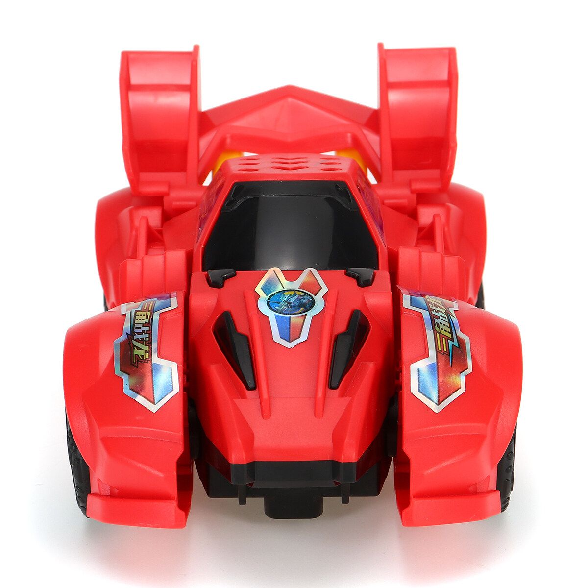 Child Manual Deformation Kids Dinosaur Car T-Rex Toys Boys Toy Gift Car Form- Red