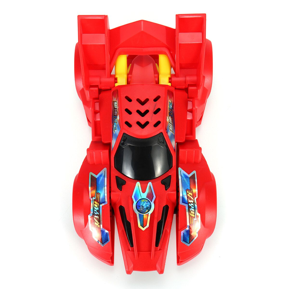 Child Manual Deformation Kids Dinosaur Car T-Rex Toys Boys Toy Gift Car Form- Red