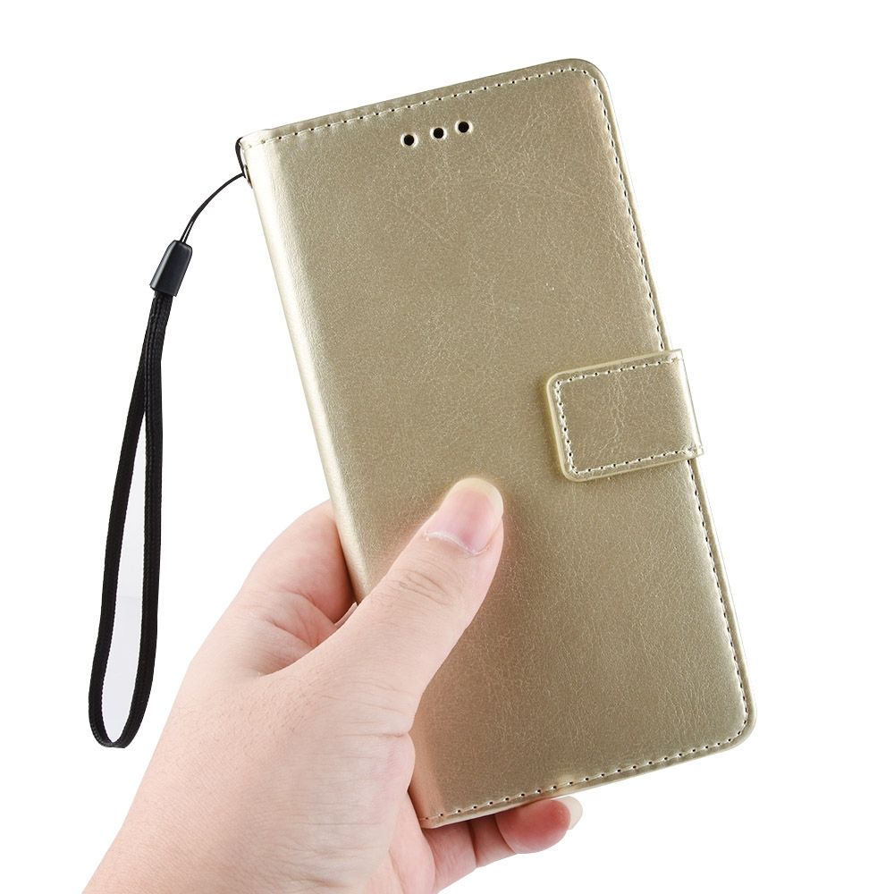 Retro Crazy Horse Texture Horizontal Flip Leather Case For Google Pixel 4 , With Holder & Card Slots & Photo Frame(Brown)