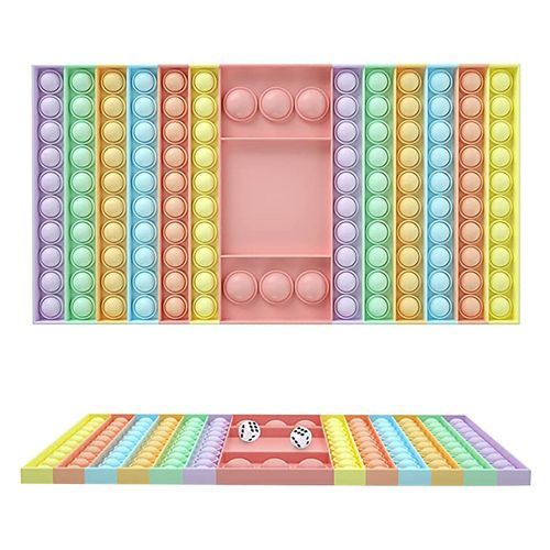 Fidget Toys Simple Dimple POP Push Toy For Schoolbag Board Pendant Adult Stress Relief Toy Family Table Board Games F 1pc