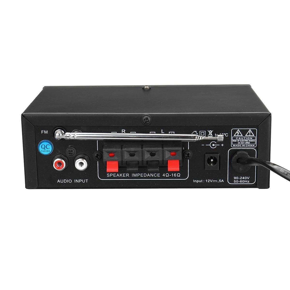 800W HIFI Bluetooth Power Amplifier Car Home Theater Digital Power Audio Amplificador for Speaker Treble Bass Control FM USB SD
