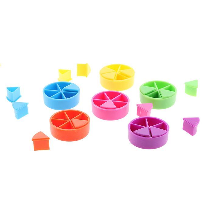 126x Trivial Pursuit Game Pieces Pie Wedges Set Kids Intelligent