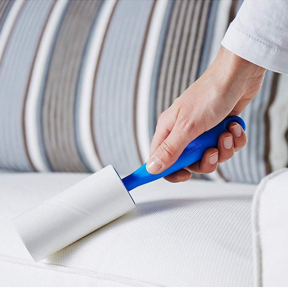 Paper Roll Clothes Hair Remover Sticky Hair Roller Sticky Paper Clothing Dusting Sticky Hair Roller Brush