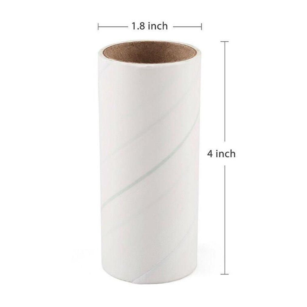 Paper Roll Clothes Hair Remover Sticky Hair Roller Sticky Paper Clothing Dusting Sticky Hair Roller Brush
