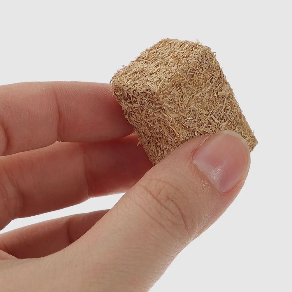 8pcs Mini Hay Bales Small Decorative Hay Table Decoration Rustic Mini Farm Haystack