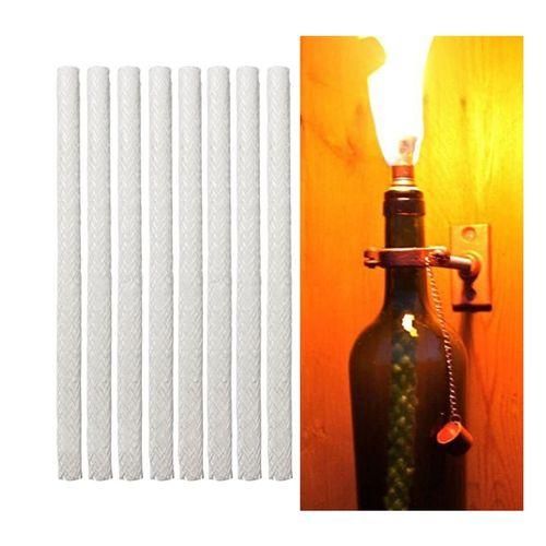 20Pcs 25cm Fiberglass Wick Fiberglass Torche Wick
