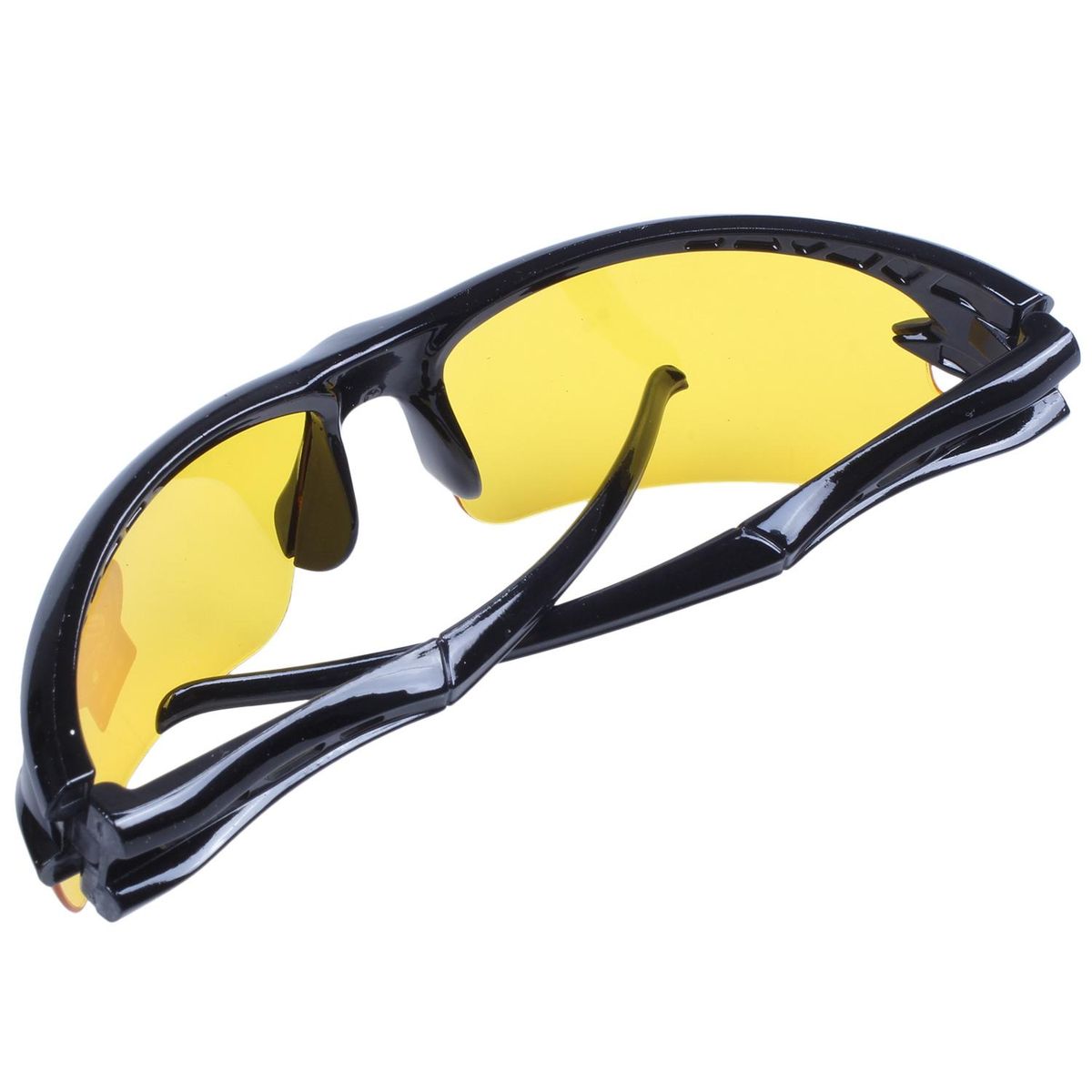 black frame yellow Night Vision sheet outdoor Cycling