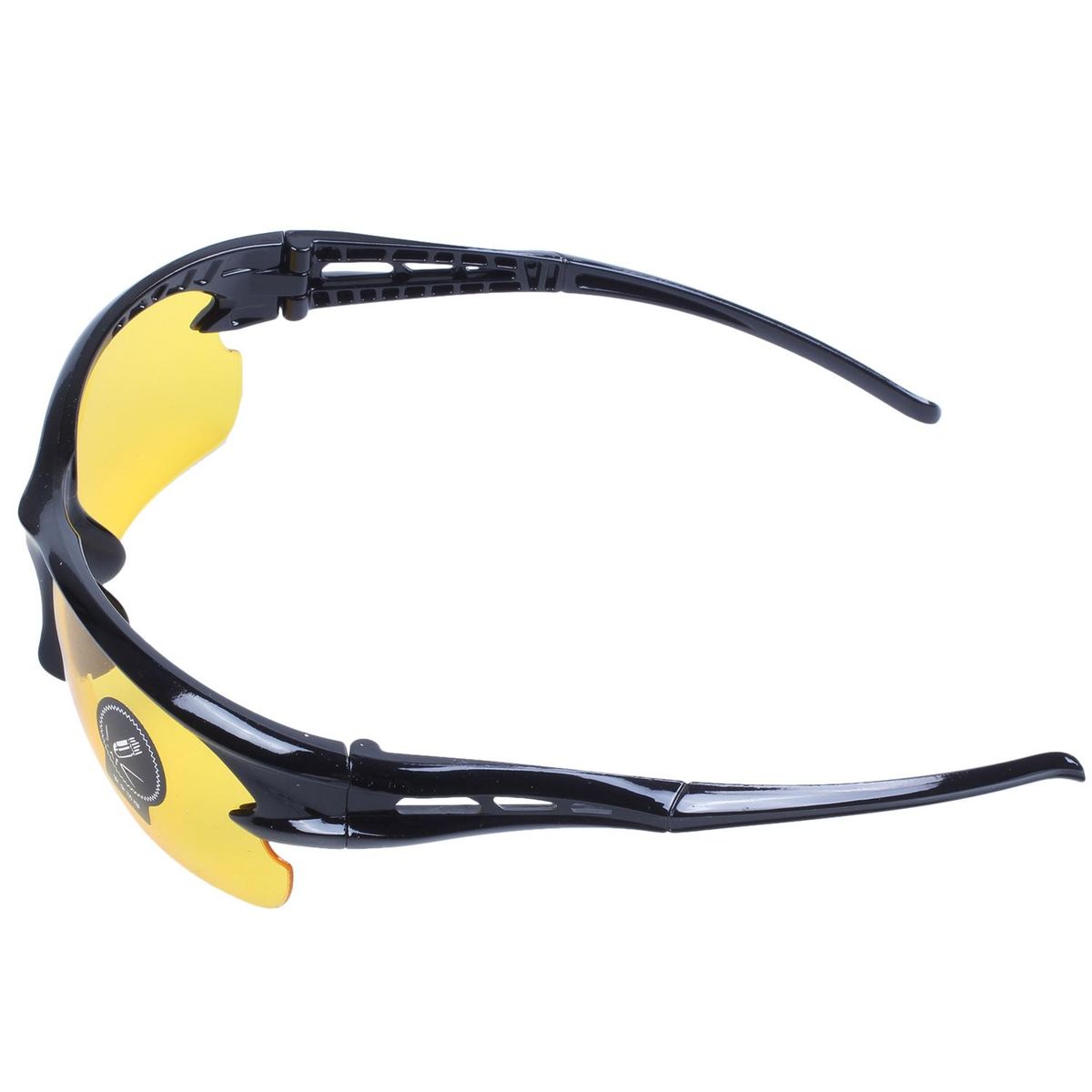 black frame yellow Night Vision sheet outdoor Cycling