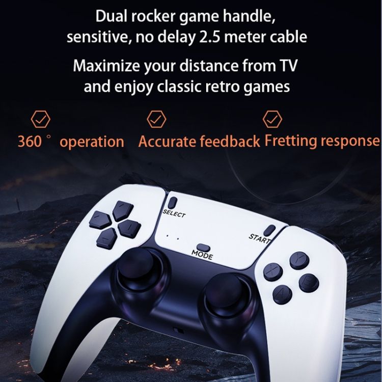 M8 Pro Y3Lite U8 Plus For PS1 2.4G Wireless Dual Game Pad