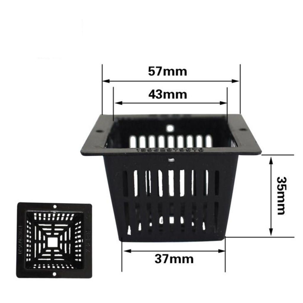 10pcs Plastic Pond Plant Basket Aquarium Aquatic Water Plant