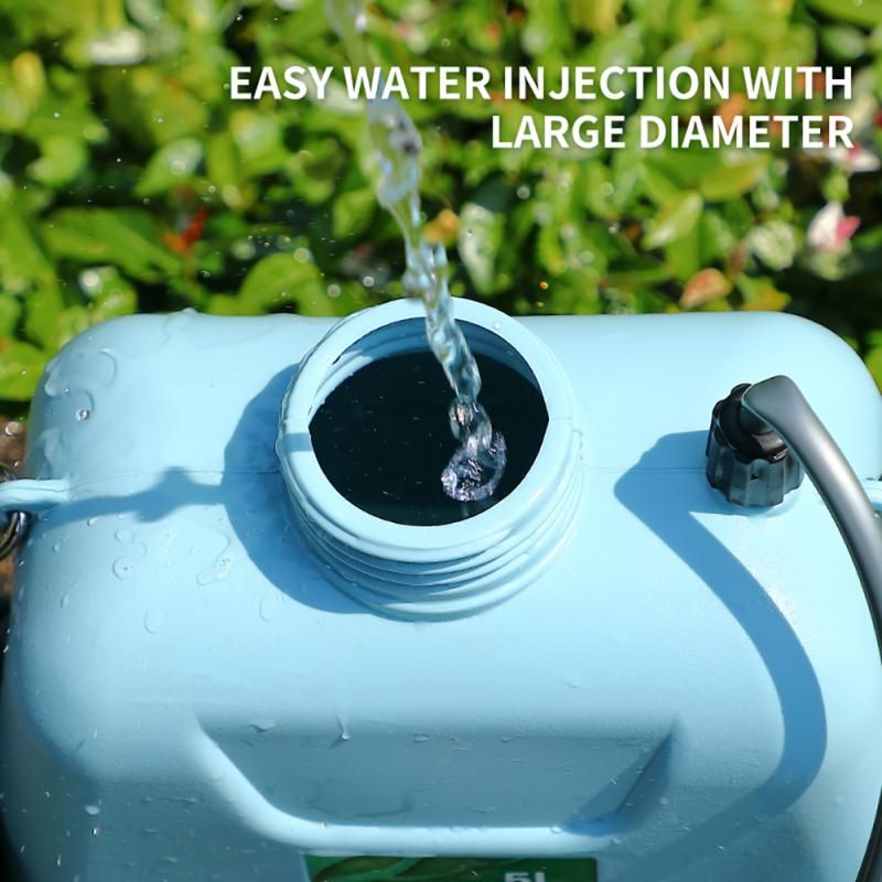 Garden Shoulder Electric Sprayer 5L Rechargeable Garden Sprayer Garden Tools Thickened Backpack Agricultural Sprayer Blue