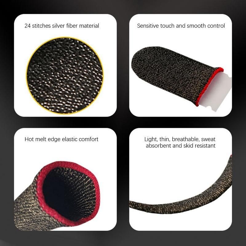 20Pcs Sweat Proof Waterproof Gaming Controller Finger Cover