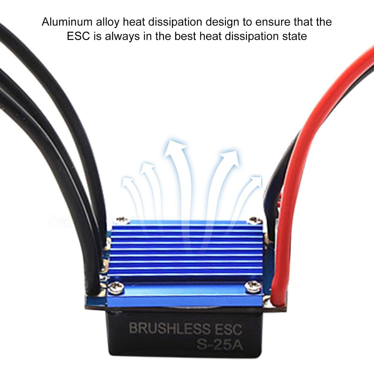 2435 4800KV Brushless Motor and 25A ESC Programming Card Replacement for HSP Wltoys 1/16 1/18 Remote Control Truck Car