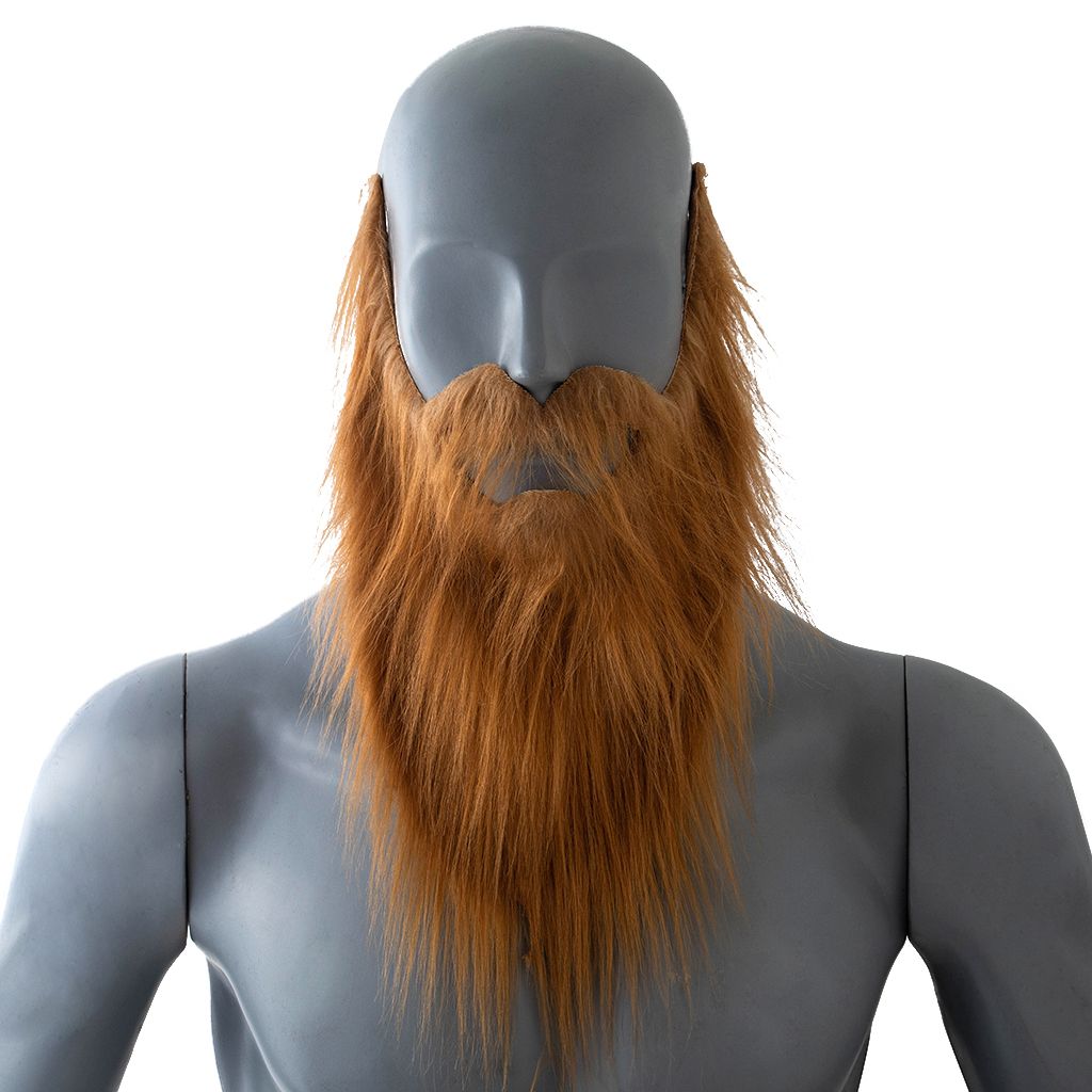 Long Fluffy Bushy Full Fake Beards Moustache Funny Prop