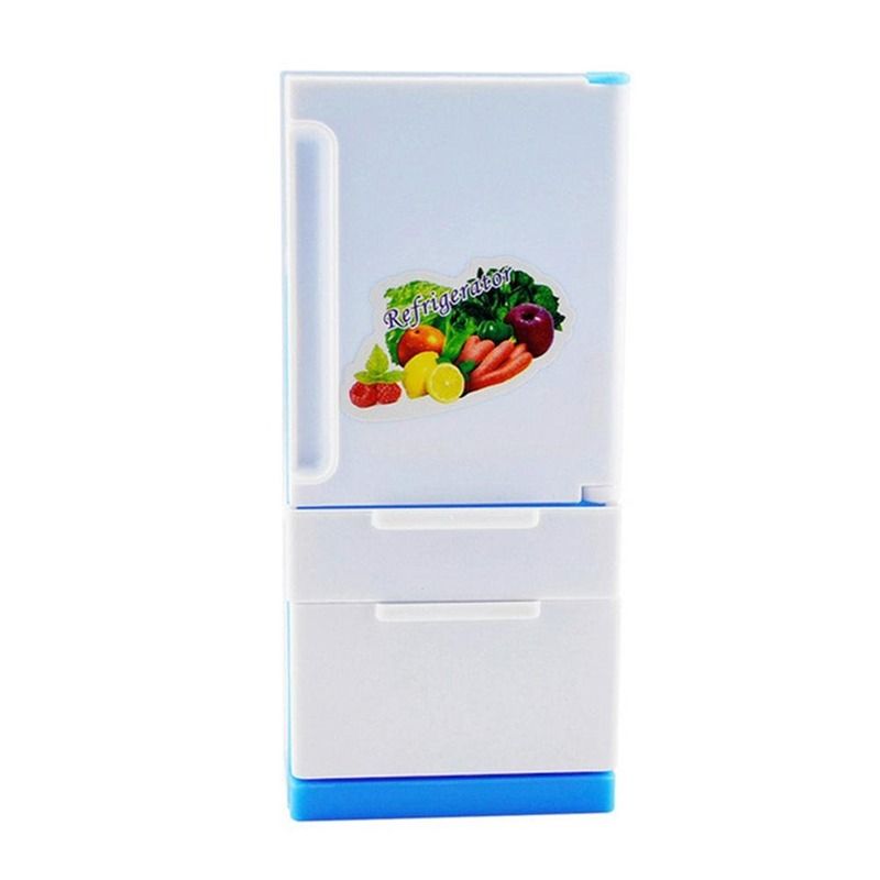 18cm Refrigerator Play Set Doll House Doll Fridge Barbie