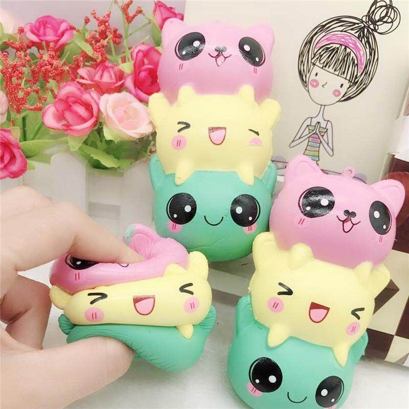 2PCS Jumbo Squishies Fun Toy Scented Slow Rising Charms Squeeze Collection