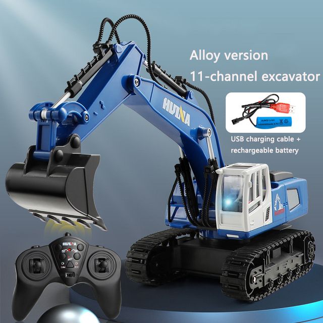 1:16 Excavator Vehicle Electric Large Model Alloy Excavator Hook Machine 11