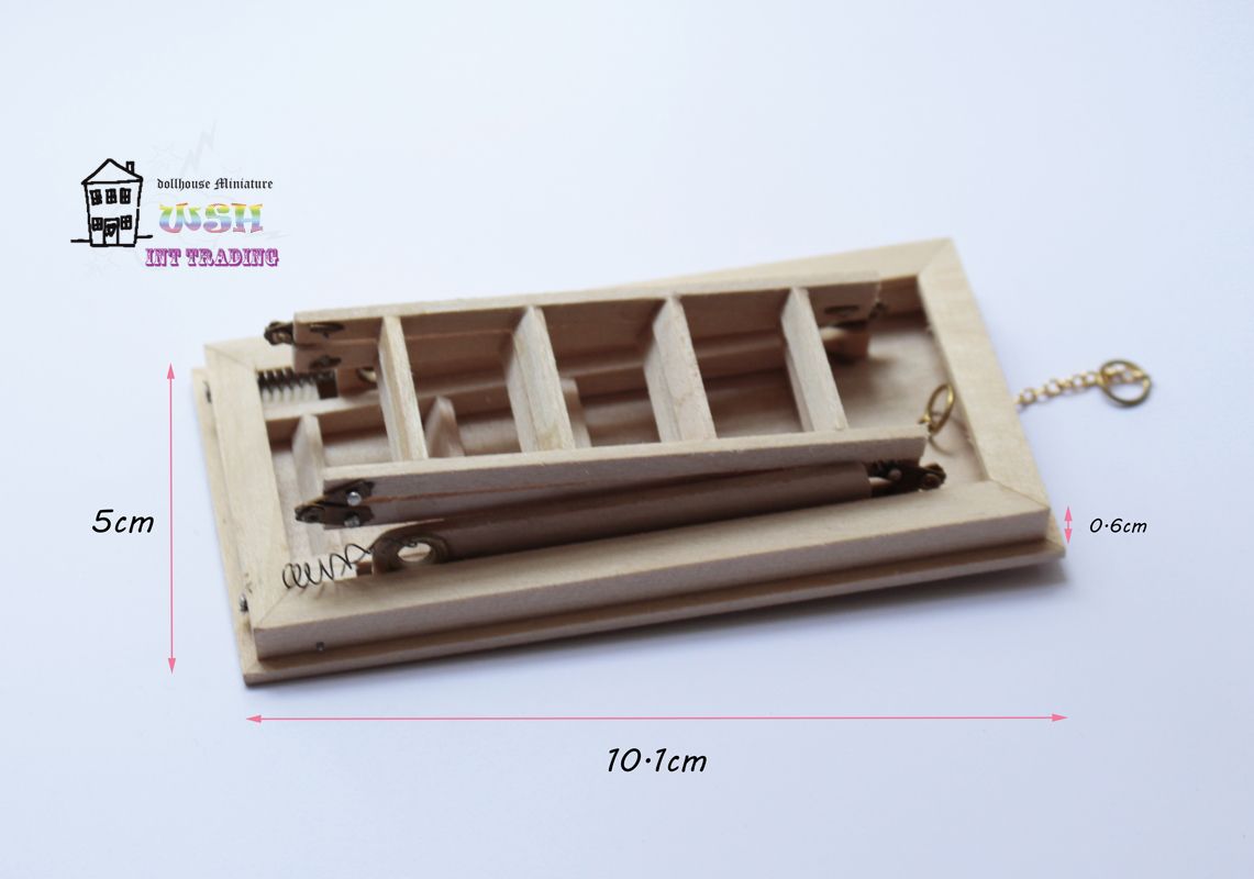 1:12Dollhouse Miniature Mini Loft Foldable Ladder