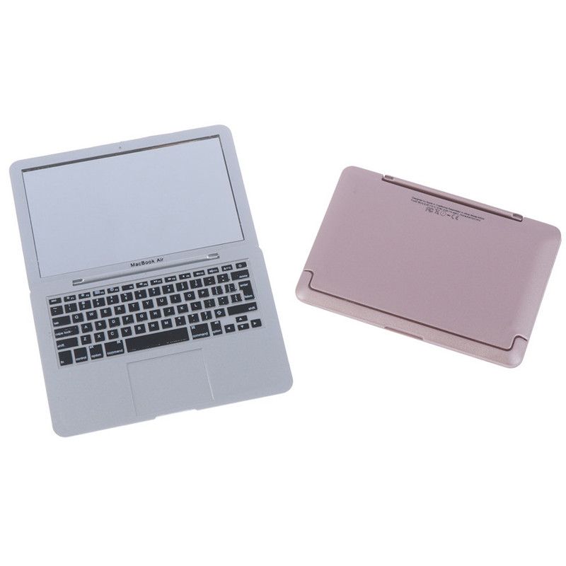 1:12 Girl Mini Pocket Laptop Shape Makeup Clear Mirror Baby