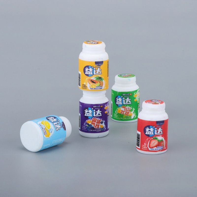 1:6 Miniature Dollhouse Food Supermarket Chewing Gum Bottle