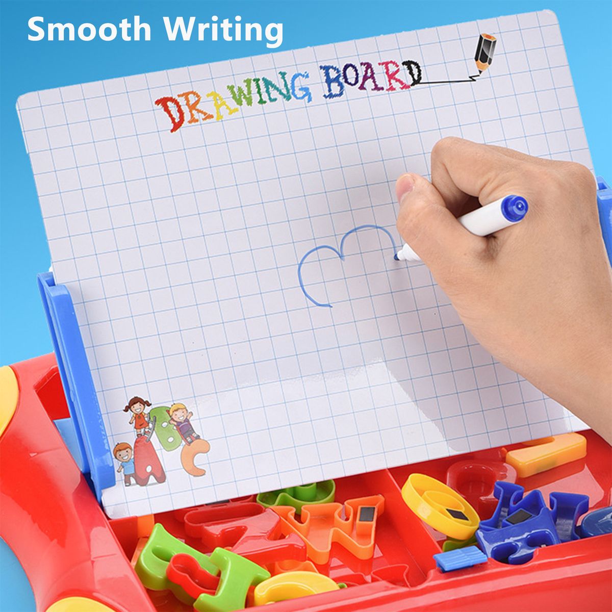 Educational Magnetic Dry Erase Board Kids Drawing Board