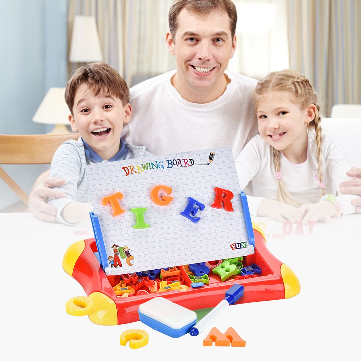 Educational Magnetic Dry Erase Board Kids Drawing Board