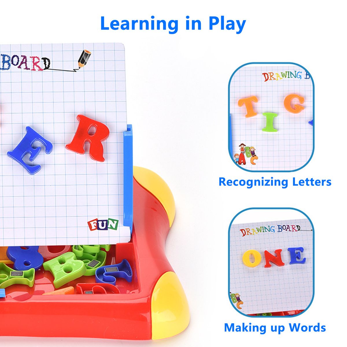 Educational Magnetic Dry Erase Board Kids Drawing Board