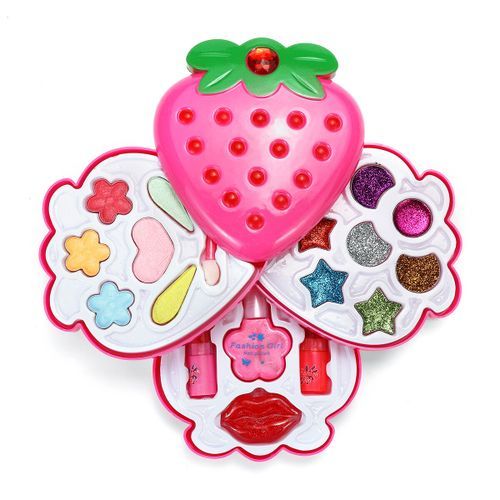 Kids Girl Pretend Makeup Cosmetic Play Kit Beauty Eco-friendly Princess Toy 10671B