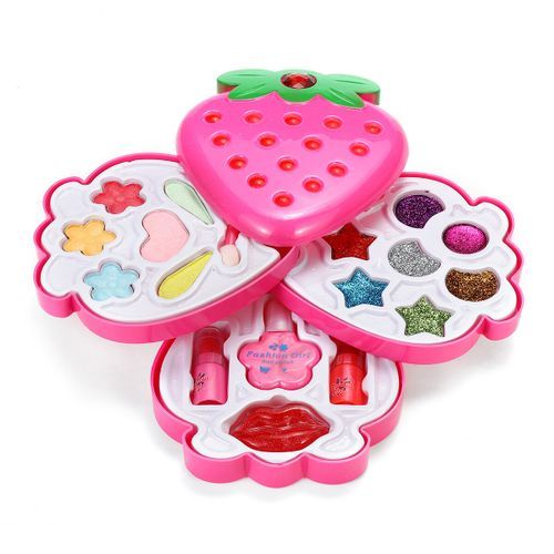 Kids Girl Pretend Makeup Cosmetic Play Kit Beauty Eco-friendly Princess Toy 10671B