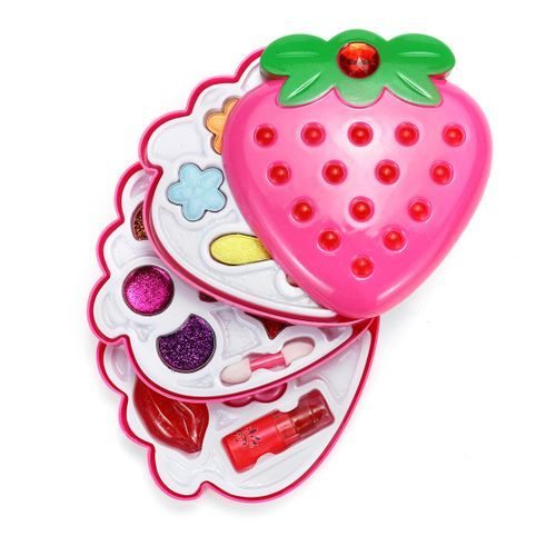 Kids Girl Pretend Makeup Cosmetic Play Kit Beauty Eco-friendly Princess Toy 10671B