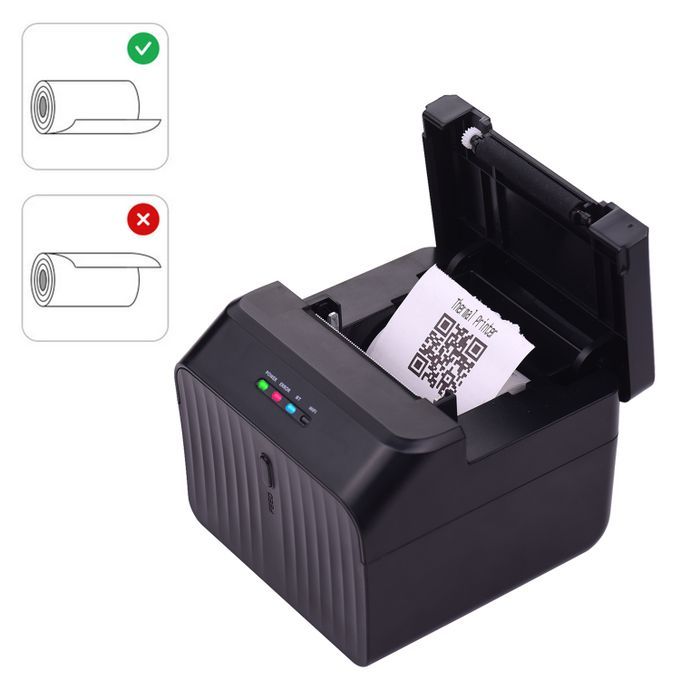 Desktop 58mm Thermal Receipt Printer Wired Barcode Printer