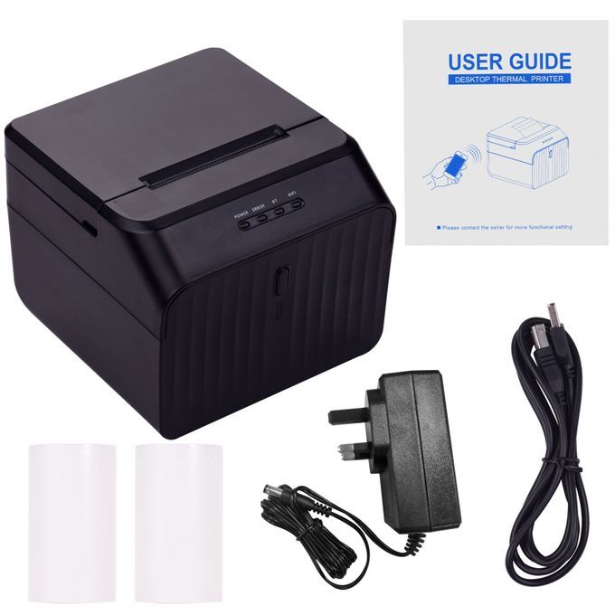 Desktop 58mm Thermal Receipt Printer Wired Barcode Printer