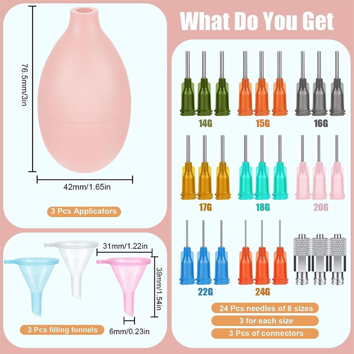 Clay Slip Bottle Pottery Precision Applicator Set Versatile for Easy Pink
