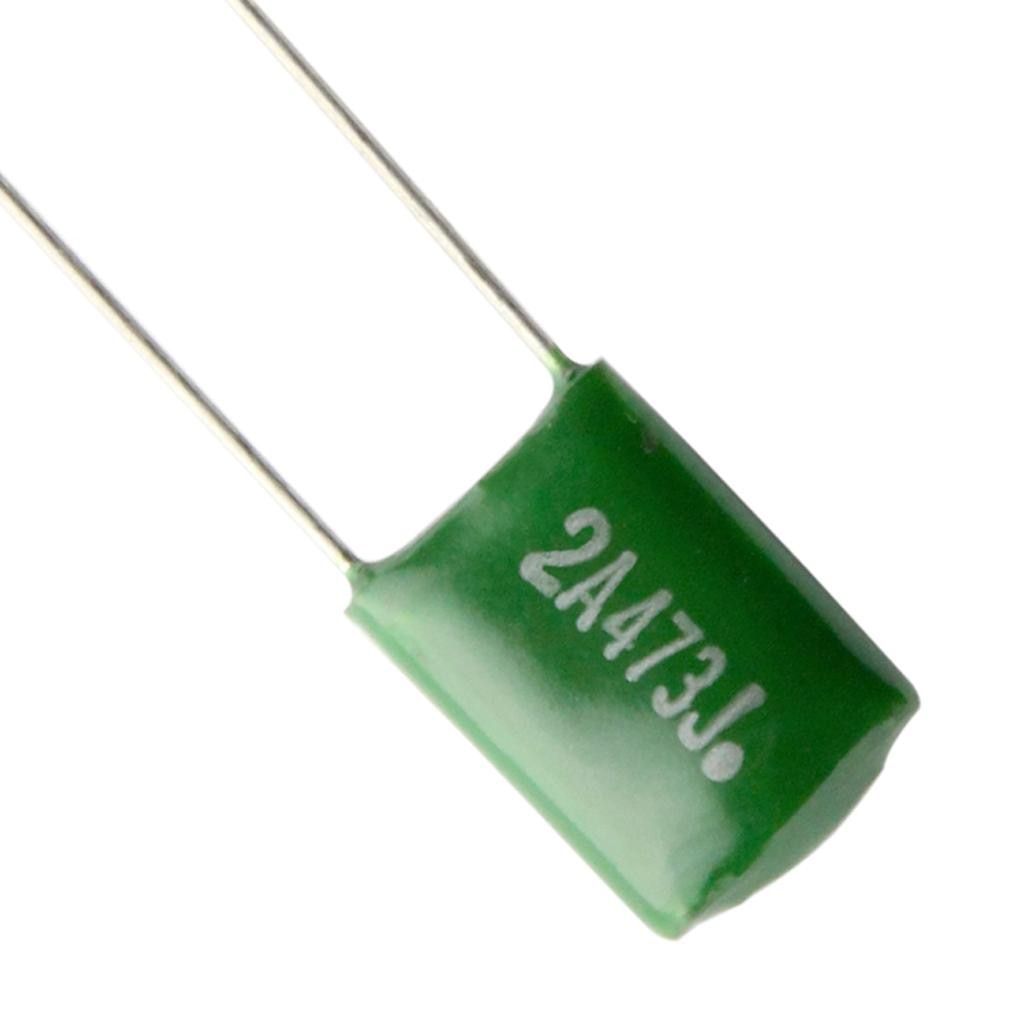 10 Pieces 0.047/2A473J Capacitors Diy For Electric Guitars Bass Tone Caps Green