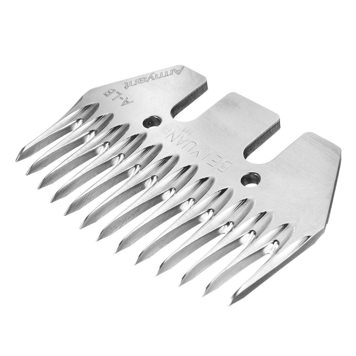 Replacement 13 Teeth+4 Teeth Straight Stainless Steel Strength For Sheep/Goat Shearing