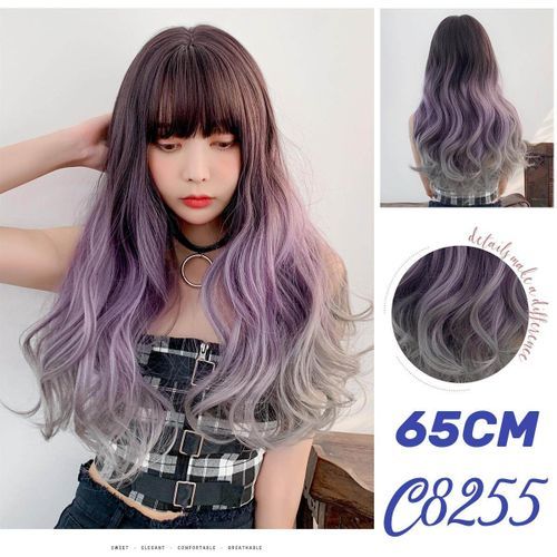 65cm Ladies Wavy Wig Long Hair Wig Curly Full Wigs Cosplay