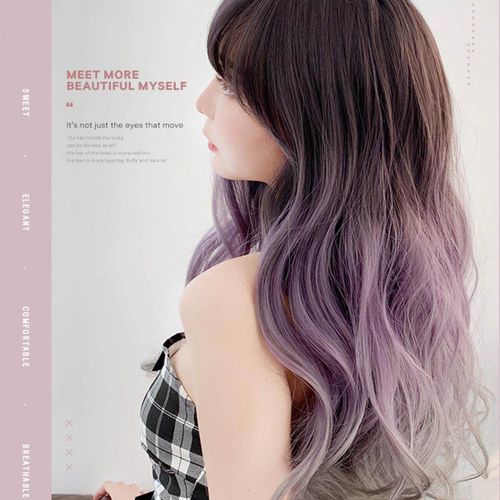 65cm Ladies Wavy Wig Long Hair Wig Curly Full Wigs Cosplay