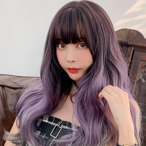 65cm Ladies Wavy Wig Long Hair Wig Curly Full Wigs Cosplay