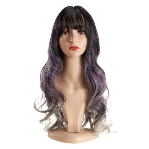 65cm Ladies Wavy Wig Long Hair Wig Curly Full Wigs Cosplay