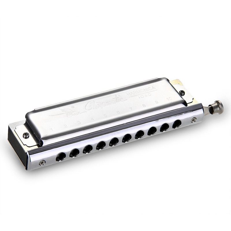 Dropship-Swan Chromatic Harmonica 10 Hole 40 Tone Tone DO C Key Music In Mouth